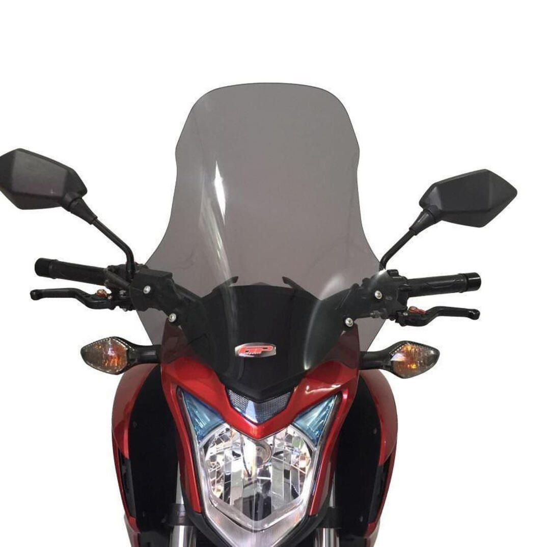 GP Kompozit Honda CB500F 2014-2018 Uyumlu Ön Cam Siyah - 2
