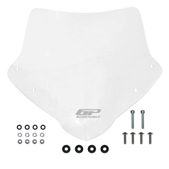 GP Kompozit Honda CB500F 2014-2020 Uyumlu Kısa Ön Cam Şeffaf - 6