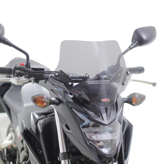 GP Kompozit Honda CB500F 2014-2020 Uyumlu Kısa Ön Cam Siyah - 3