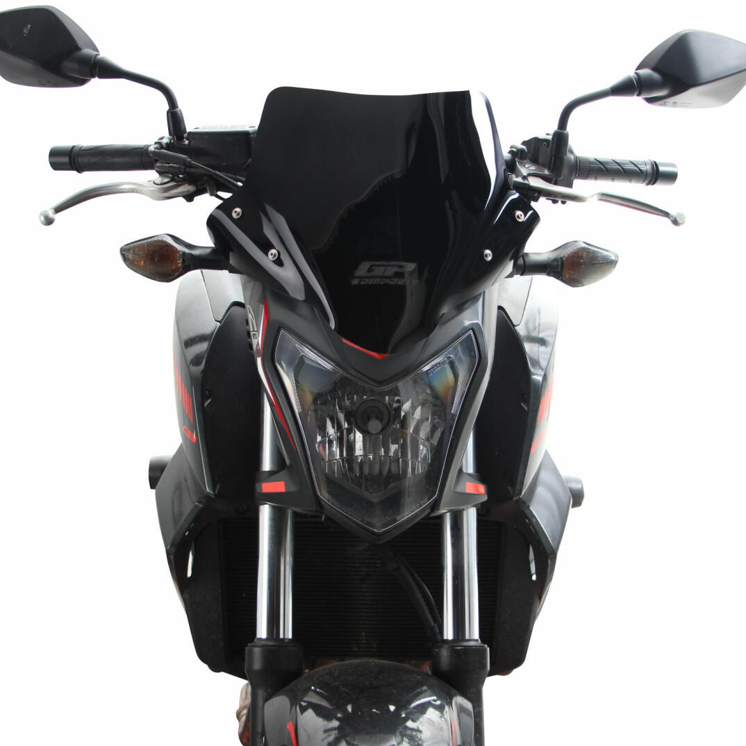 GP Kompozit Honda CB650F 2014-2020 Uyumlu Kısa Ön Cam Füme - 2