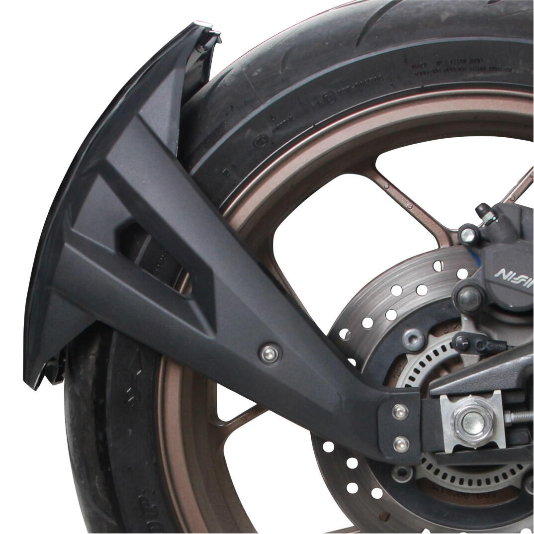 GP Kompozit Honda CB650R 2019-2023 Uyumlu Arka Çamur Sıyırıcı Siyah - 3