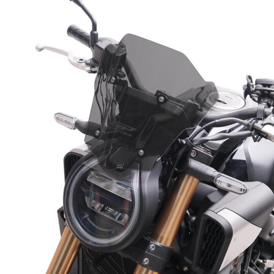 GP Kompozit Honda CB650R E-CLUTCH 2025-2026 Uyumlu Kısa Ön Cam Füme - 3