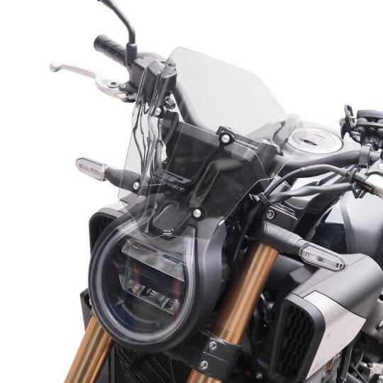 GP Kompozit Honda CB650R E-CLUTCH 2025-2026 Uyumlu Kısa Ön Cam Şeffaf - 3
