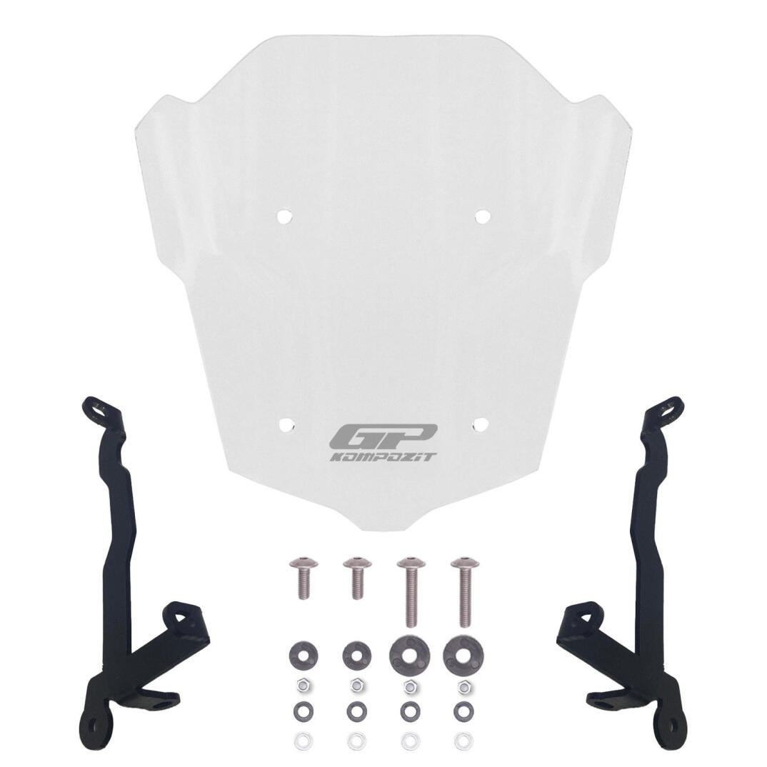 GP Kompozit Honda CB650R E-CLUTCH 2025-2026 Uyumlu Kısa Ön Cam Şeffaf - 5