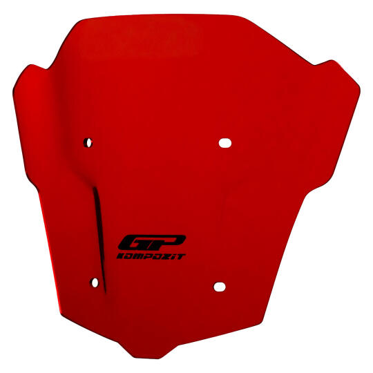 GP Kompozit Honda CB650R E-CLUTCH 2025-2026 Uyumlu Ön Cam Kırmızı (1)