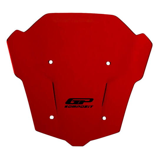 GP Kompozit Honda CB650R E-CLUTCH 2025-2026 Uyumlu Ön Cam Kırmızı - 4