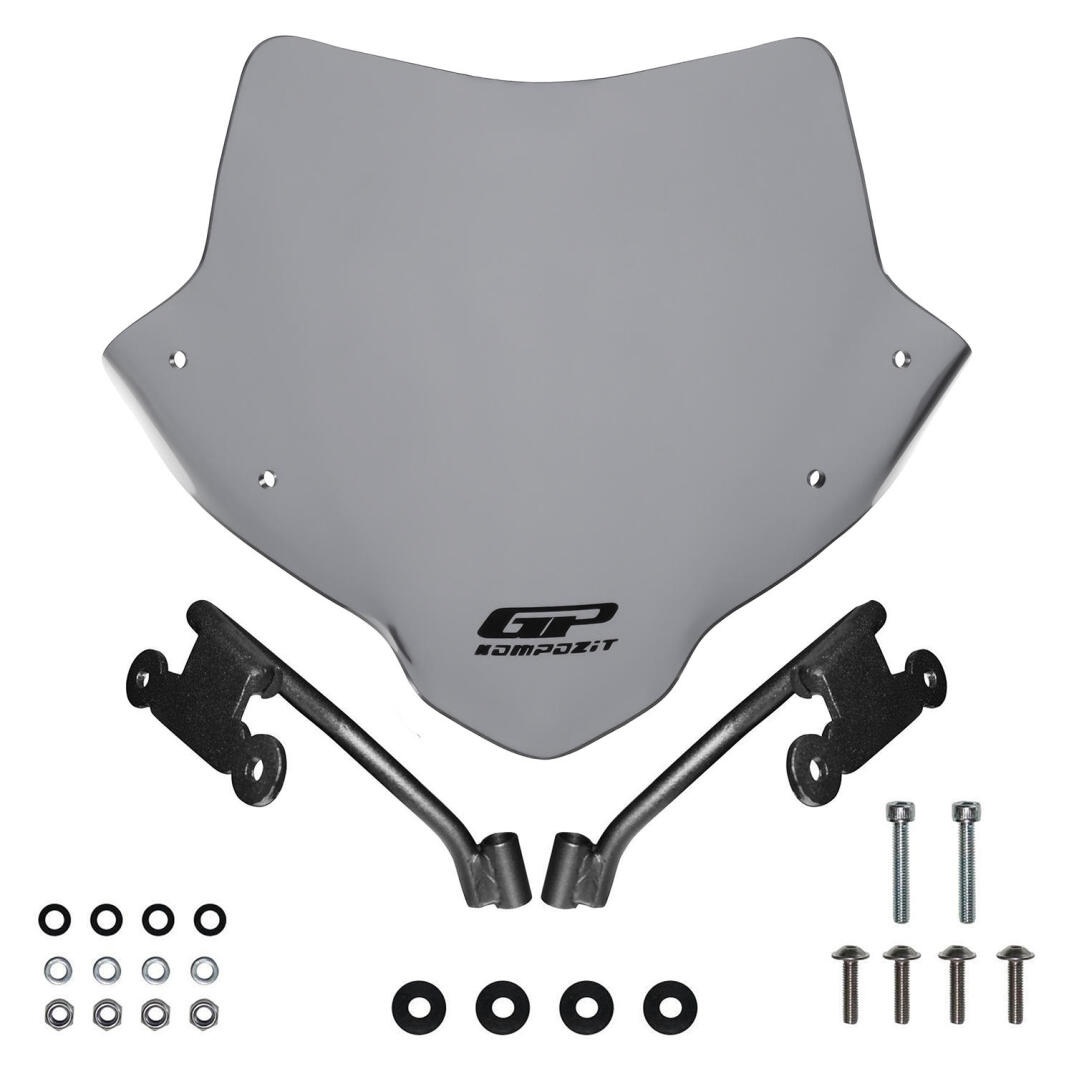 GP Kompozit Honda CB750 Hornet 2023-2024 Uyumlu Ön Cam Gri - 5