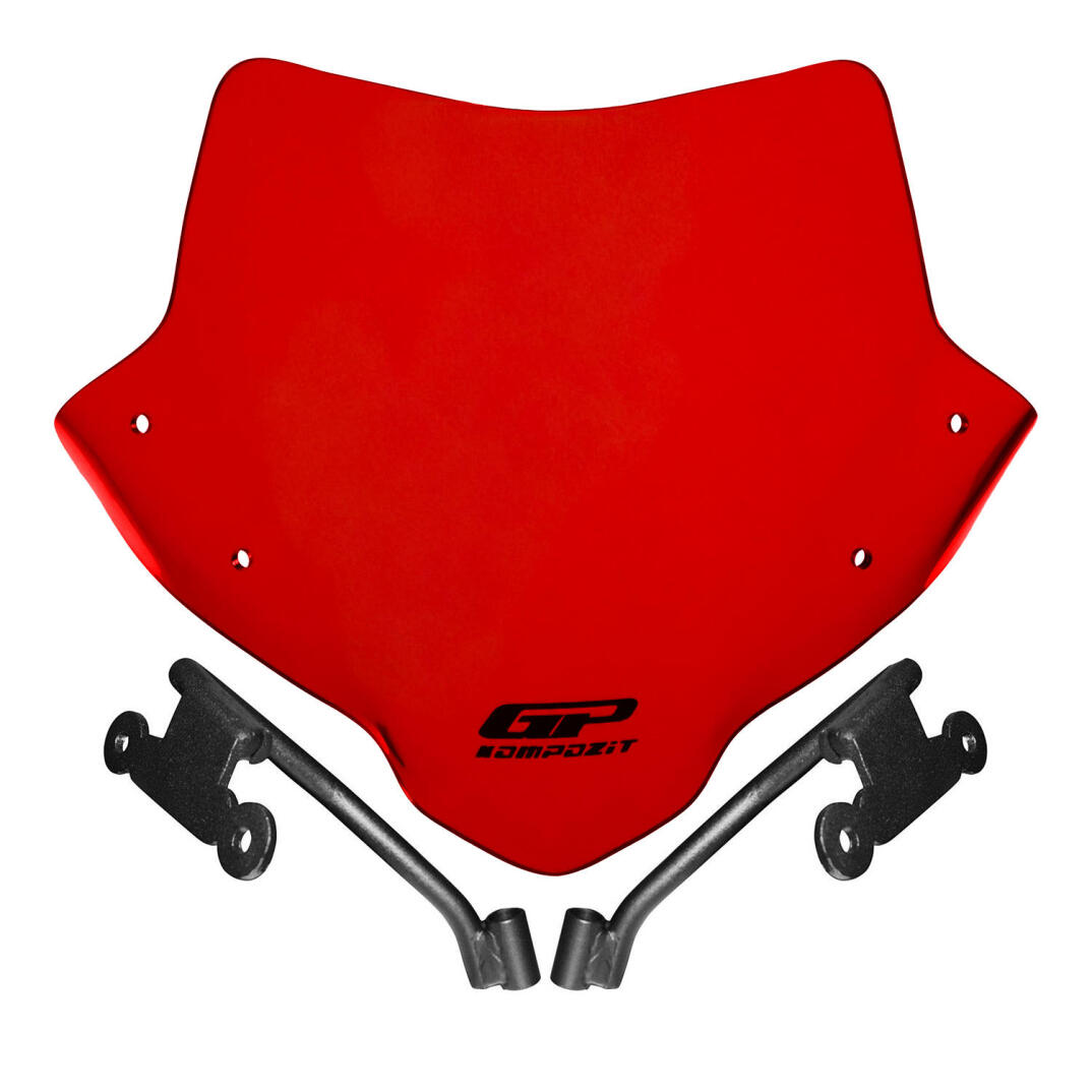 GP Kompozit Honda CB750 Hornet 2023-2024 Uyumlu Ön Cam Kırmızı - 1