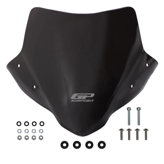 GP Kompozit Honda CB750 Hornet 2023-2024 Uyumlu Ön Cam Siyah - 6