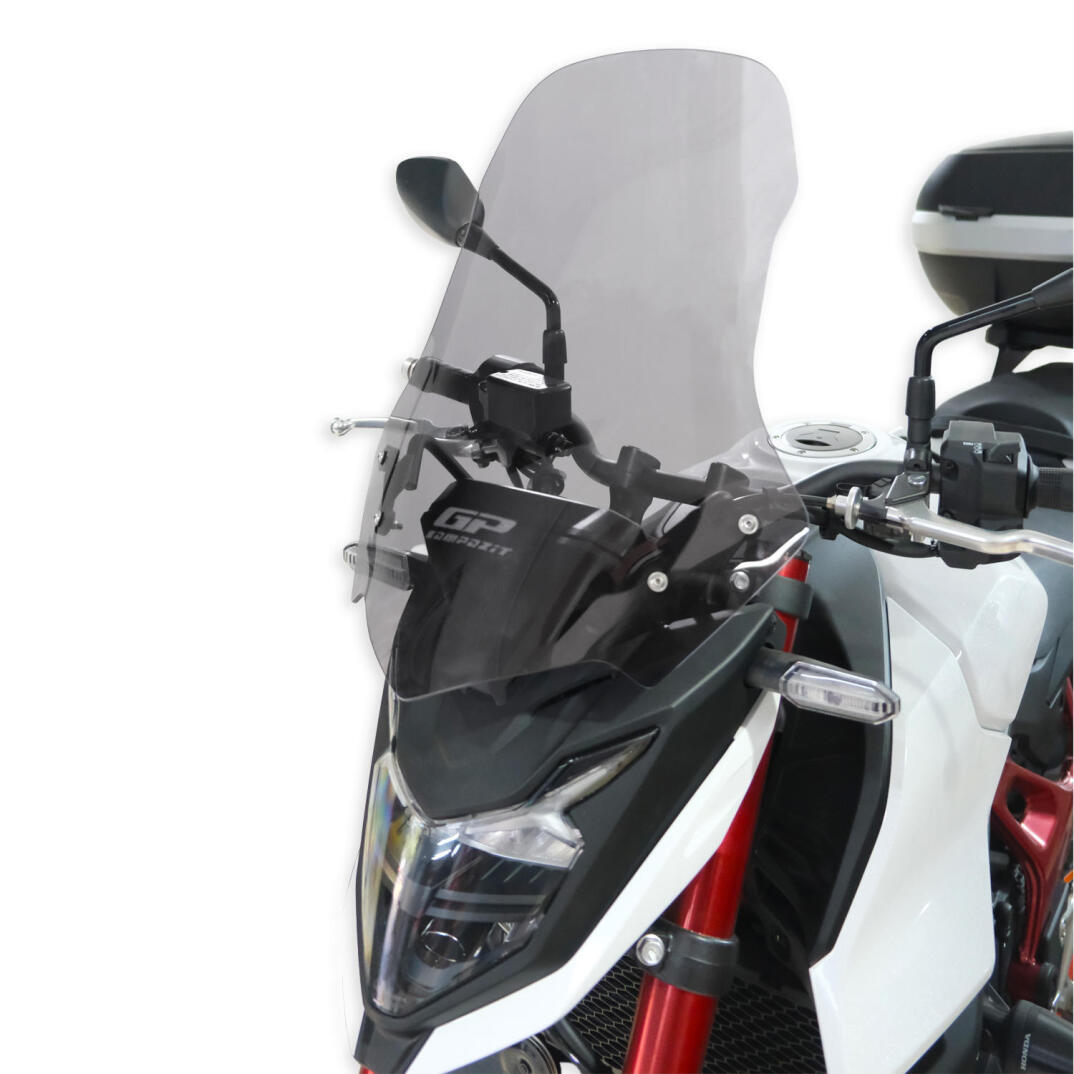 GP Kompozit Honda CB750 Hornet 2023-2024 Uyumlu Ön Tur Camı Füme - 3