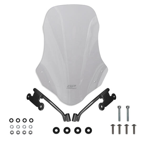 GP Kompozit Honda CB750 Hornet 2023-2024 Uyumlu Ön Tur Camı Füme - 6