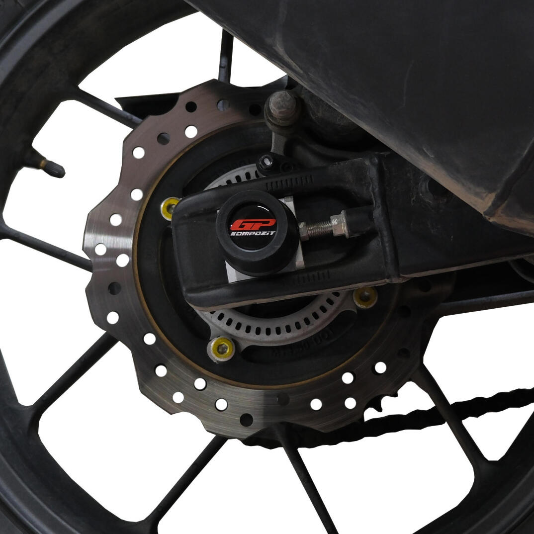 GP Kompozit Honda CB750 Hornet 2023-2026 Uyumlu Aks Koruma Takoz Seti Siyah - 3
