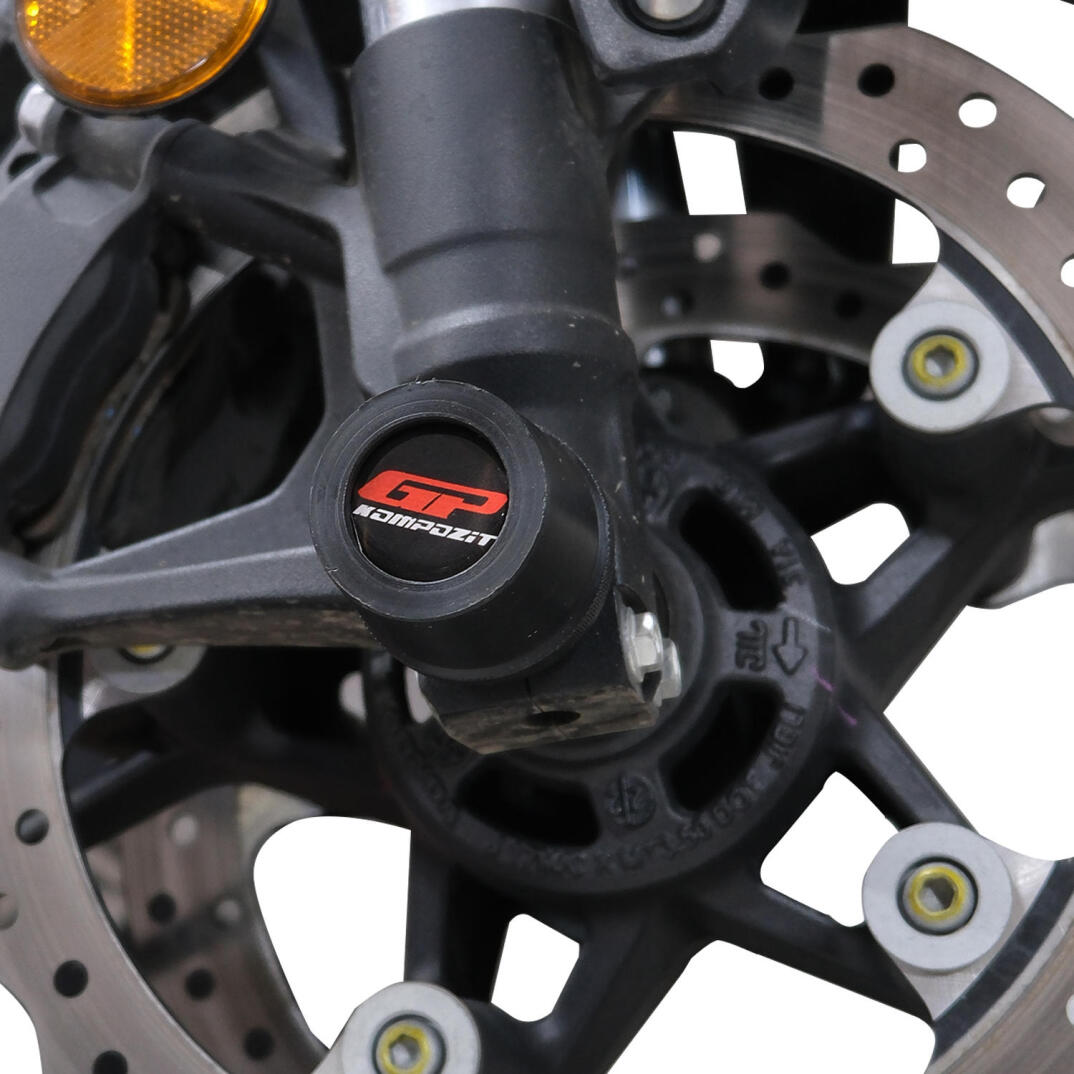 GP Kompozit Honda CB750 Hornet 2023-2026 Uyumlu Aks Koruma Takoz Seti Siyah - 4