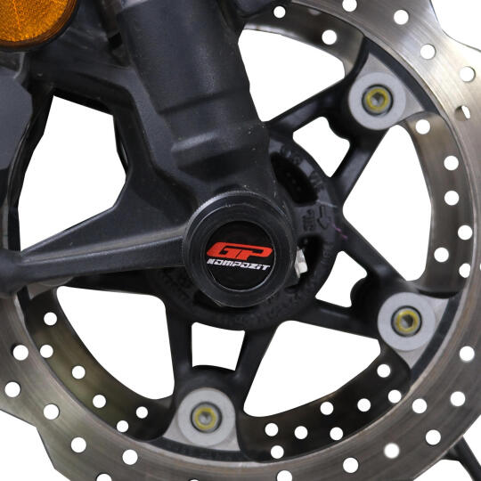GP Kompozit Honda CB750 Hornet 2023-2026 Uyumlu Aks Koruma Takoz Seti Siyah - 5