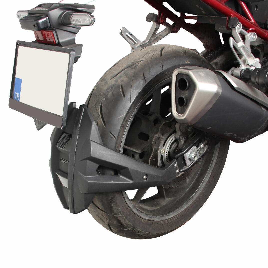 GP Kompozit Honda CB750 Hornet 2023-2026 Uyumlu Arka Çamur Sıyırıcı Siyah - 2