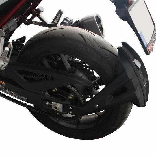 GP Kompozit Honda CB750 Hornet 2023-2026 Uyumlu Arka Çamur Sıyırıcı Siyah - 4