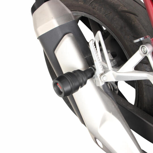 GP Kompozit Honda CB750 Hornet 2023-2026 Uyumlu Egzoz Koruma Takozu Siyah - 4