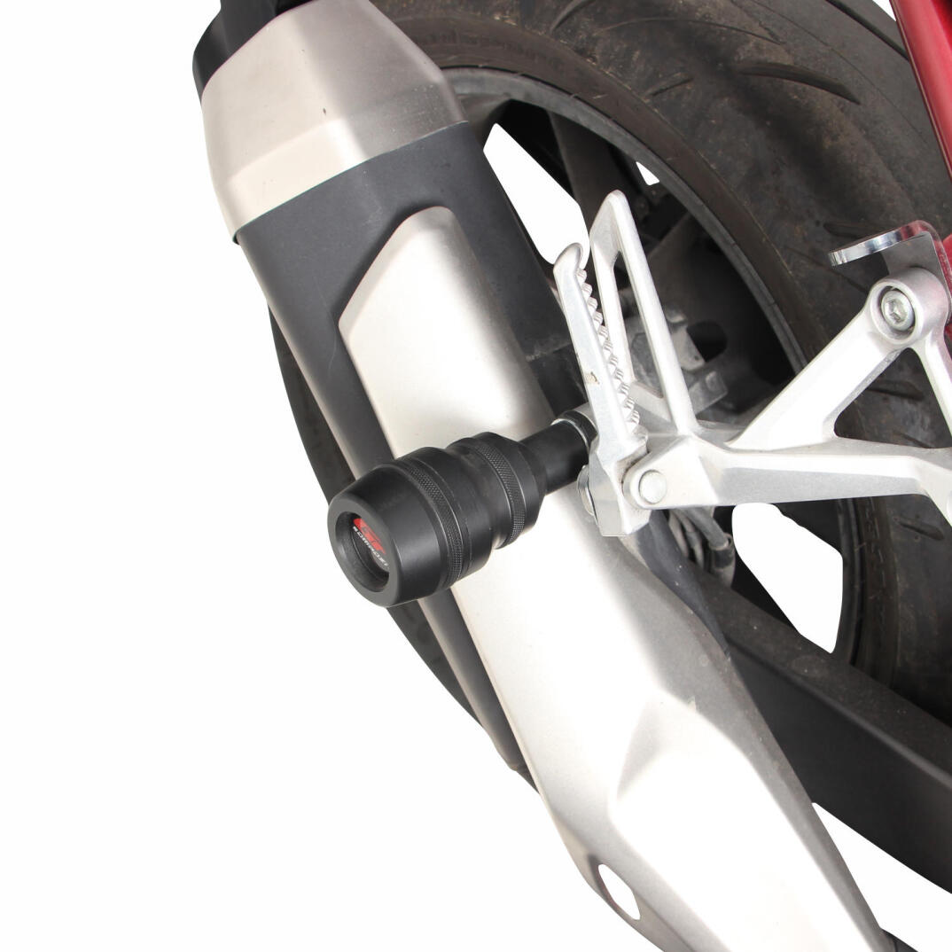 GP Kompozit Honda CB750 Hornet 2023-2026 Uyumlu Egzoz Koruma Takozu Siyah - 4