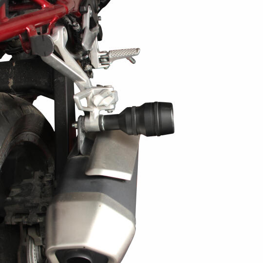 GP Kompozit Honda CB750 Hornet 2023-2026 Uyumlu Egzoz Koruma Takozu Siyah - 5