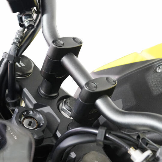 GP Kompozit Honda CB750 Hornet 2023-2026 Uyumlu Gidon Yükseltme Siyah (1)