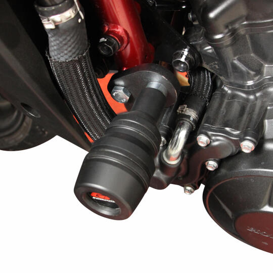 GP Kompozit Honda CB750 Hornet 2023-2026 Uyumlu Motor Koruma Takozu Siyah - 4