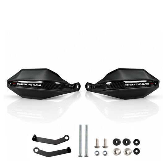GP Kompozit Honda CB750 Hornet 2023-2026 Uyumlu Plastik Elcik Koruma Siyah - 4