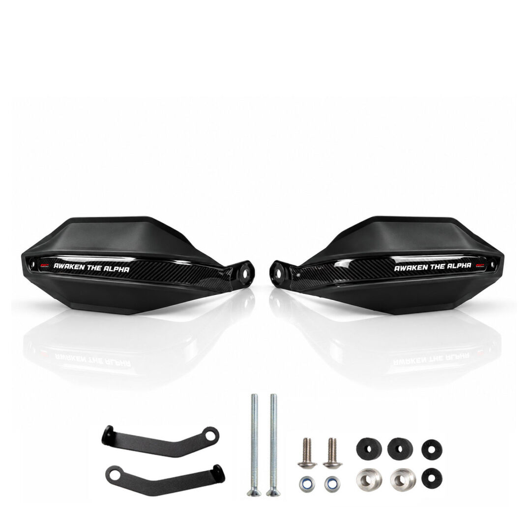 GP Kompozit Honda CB750 Hornet 2023-2026 Uyumlu Plastik Elcik Koruma Siyah - 4