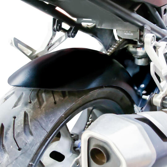 GP Kompozit Honda CB750 Hornet 2023-2026 Uyumlu Zincir Korumalı Arka Çamurluk Siyah - 3