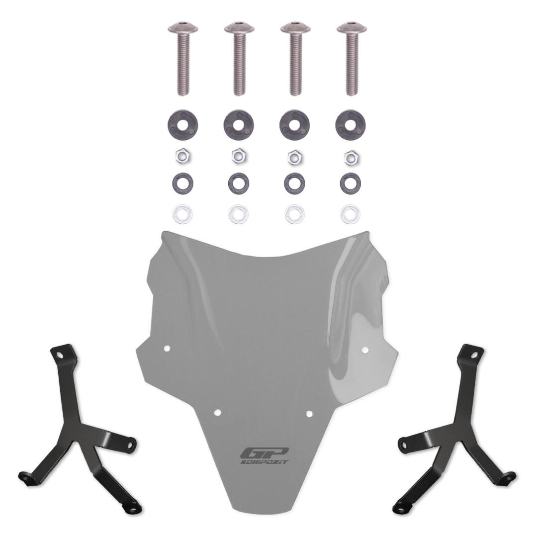 GP Kompozit Honda CB750 Hornet 2025-2026 Uyumlu Kısa Ön Cam Füme - 3