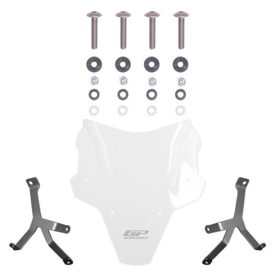 GP Kompozit Honda CB750 Hornet 2025-2026 Uyumlu Kısa Ön Cam Şeffaf - 3