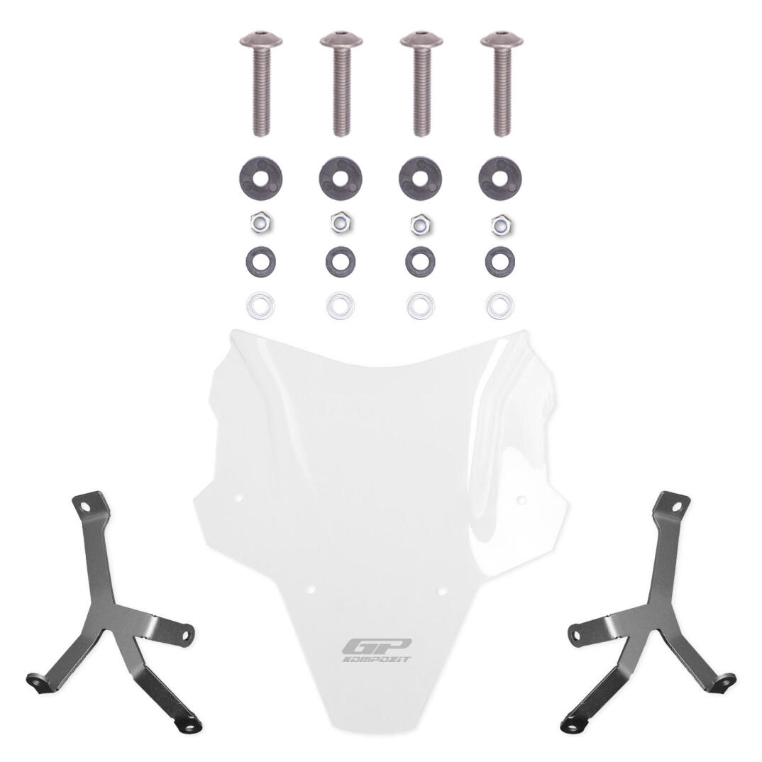 GP Kompozit Honda CB750 Hornet 2025-2026 Uyumlu Kısa Ön Cam Şeffaf - 3
