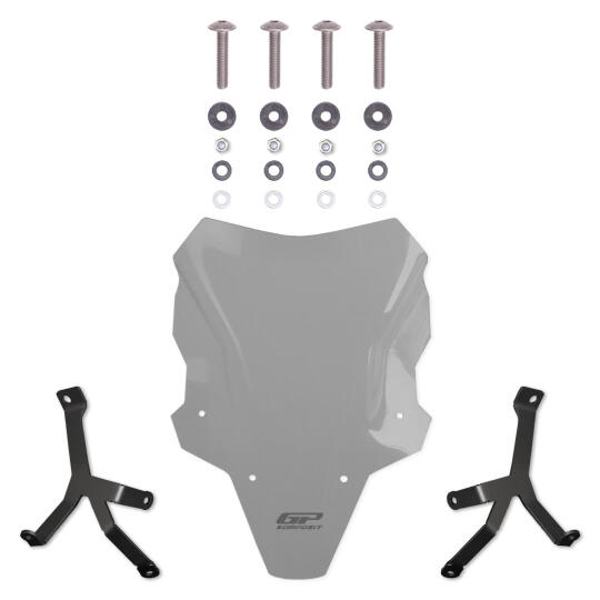 GP Kompozit Honda CB750 Hornet 2025-2026 Uyumlu Ön Cam Füme - 4