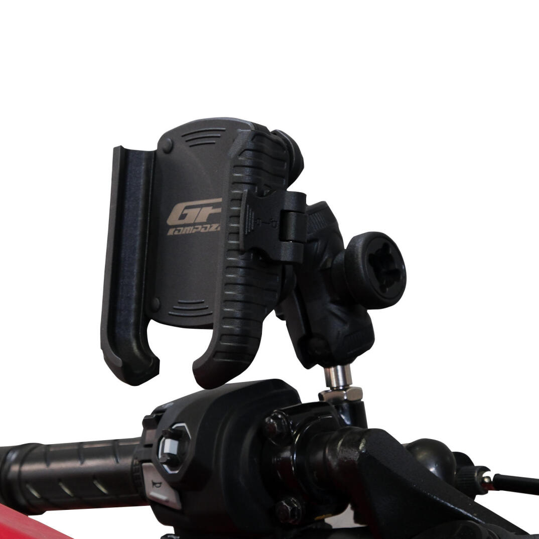 GP Kompozit Honda CBR500R 2018-2026 Uyumlu Titreşim Modüllü Telefon Tutucu Siyah - 2