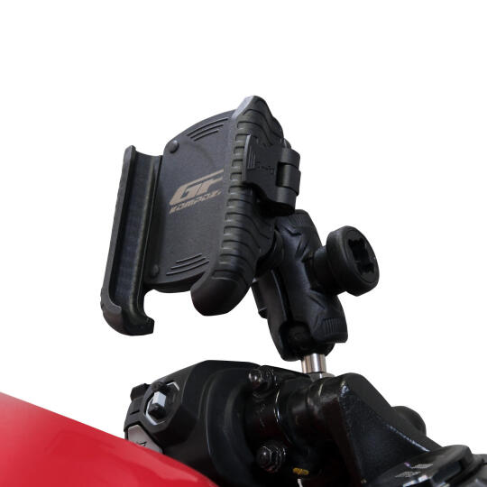 GP Kompozit Honda CBR500R 2018-2026 Uyumlu Titreşim Modüllü Telefon Tutucu Siyah - 4