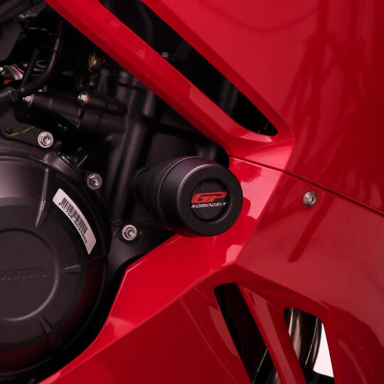 GP Kompozit Honda CBR500R 2025-2026 Uyumlu Motor Koruma Takozu Siyah - 3