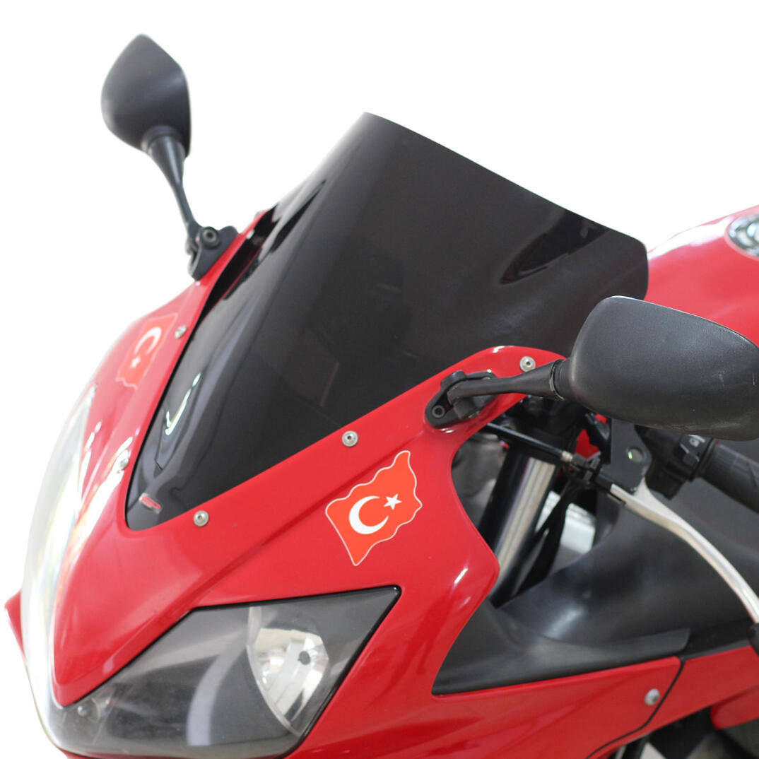 GP Kompozit Honda CBR600F 2005-2008 Uyumlu Ön Cam Füme - 3