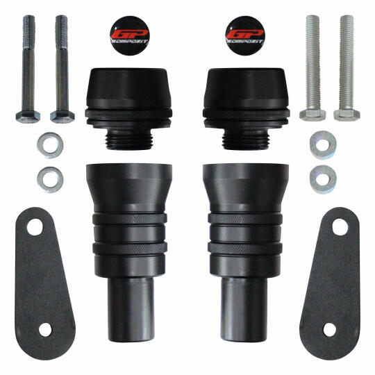 GP Kompozit Honda CBR600RR 2007-2012 Uyumlu Motor Koruma Takozu Siyah - 4