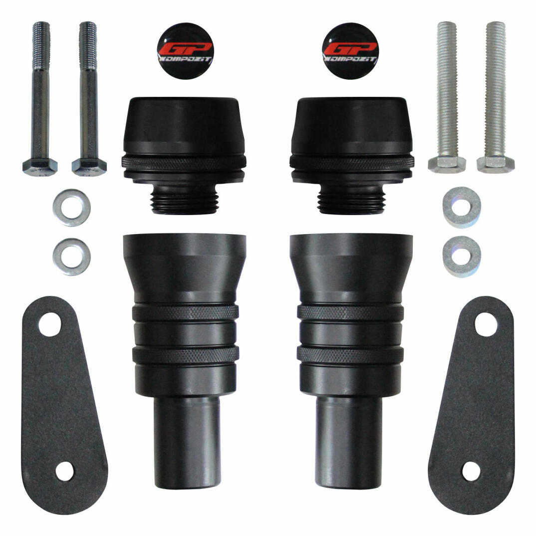 GP Kompozit Honda CBR600RR 2007-2012 Uyumlu Motor Koruma Takozu Siyah - 4