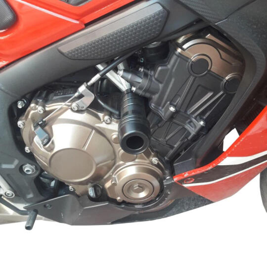 GP Kompozit Honda CBR650F 2014-2018 Uyumlu Motor Koruma Takozu Siyah - 4