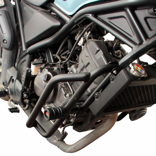 GP Kompozit Honda CL 250 2023-2025 / E-CLUTCH Uyumlu Motor Koruma Demiri Siyah (1)