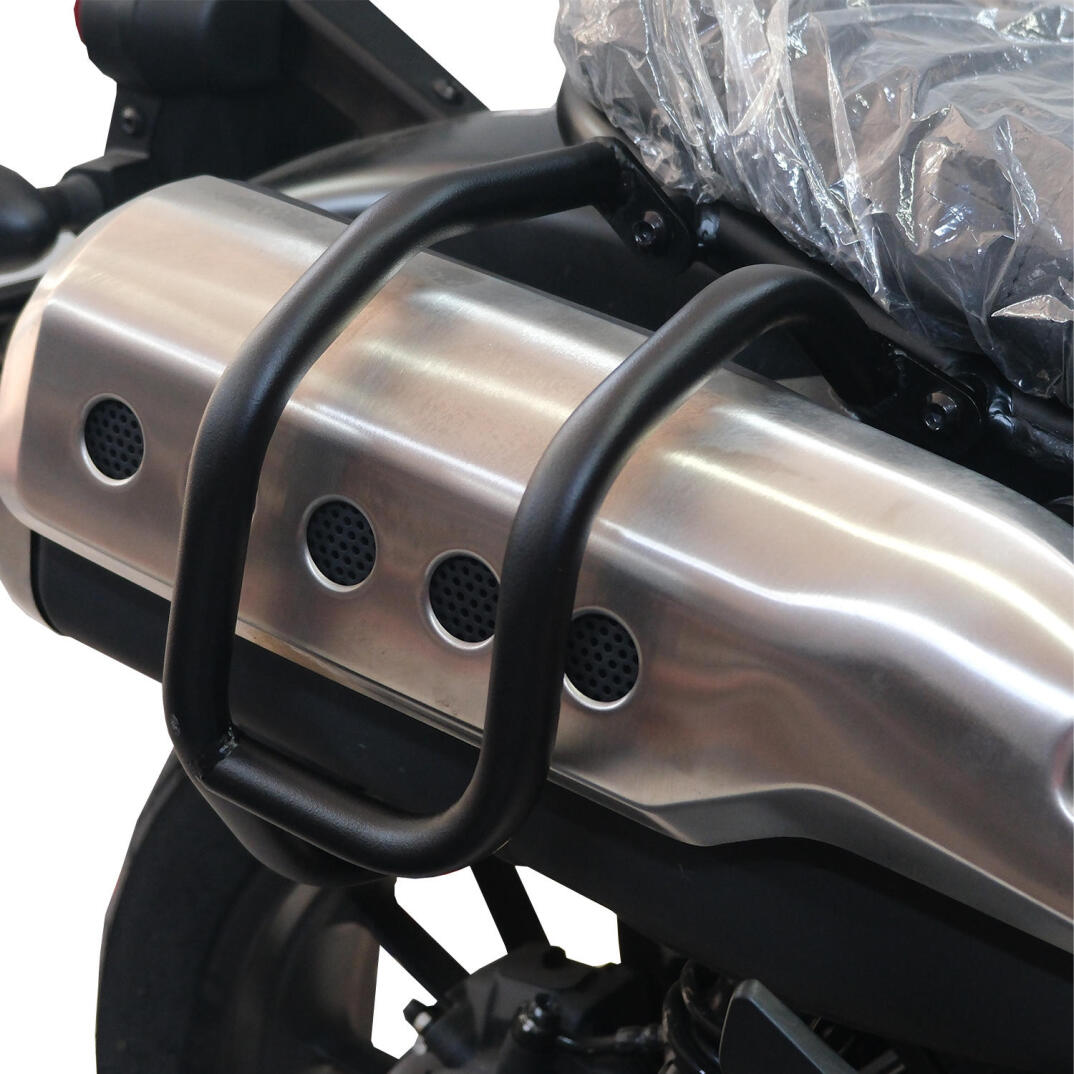 GP Kompozit Honda CL 250 2023-2025 Uyumlu Egzoz Koruma Demiri Siyah - 4