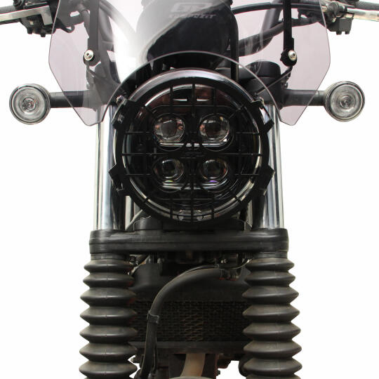 GP Kompozit Honda CL 250 2023-2025 Uyumlu Far Koruma Siyah (1)