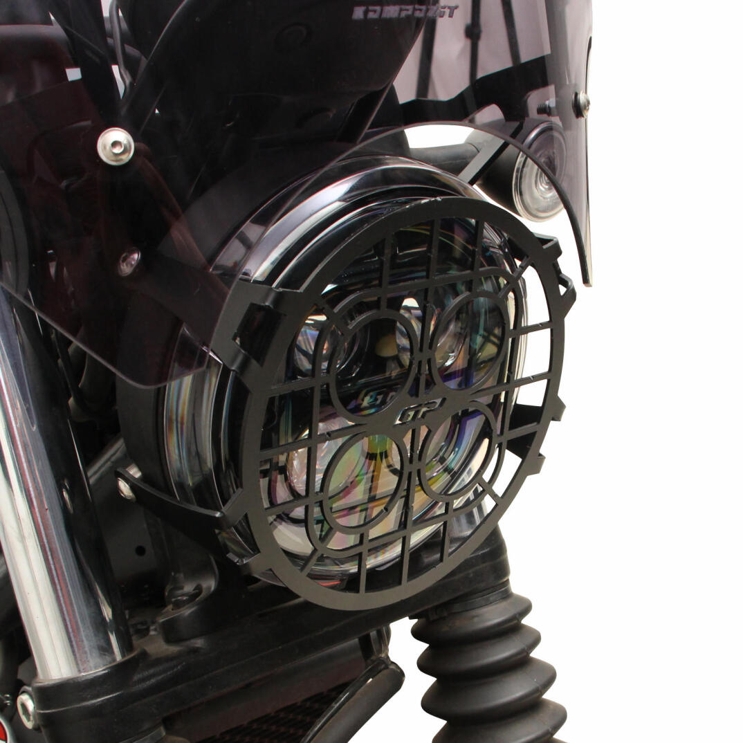 GP Kompozit Honda CL 250 2023-2025 Uyumlu Far Koruma Siyah - 4