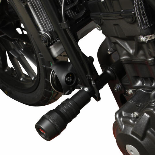GP Kompozit Honda CL 250 2023-2025 Uyumlu Motor Koruma Takozu Siyah (1)