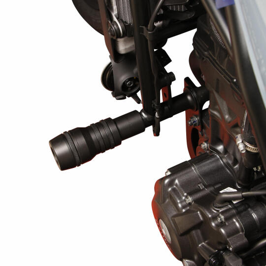 GP Kompozit Honda CL 250 2023-2025 Uyumlu Motor Koruma Takozu Siyah - 4