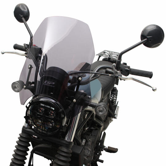 GP Kompozit Honda CL 250 2023-2025 Uyumlu Ön Cam Füme - 3