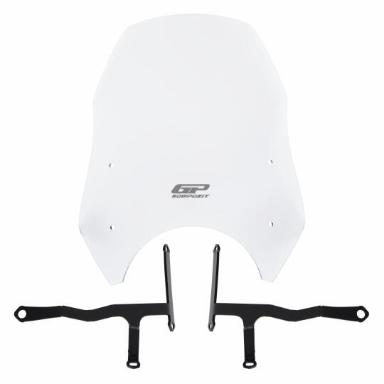 GP Kompozit Honda CL 250 2023-2025 Uyumlu Ön Cam Şeffaf