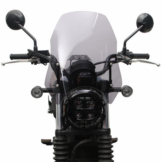 GP Kompozit Honda CL 250 2023-2025 Uyumlu Ön Cam Şeffaf (1)