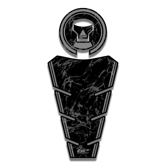 GP Kompozit Honda CL 250 2023-2026 Uyumlu Tank Pad Seti Siyah