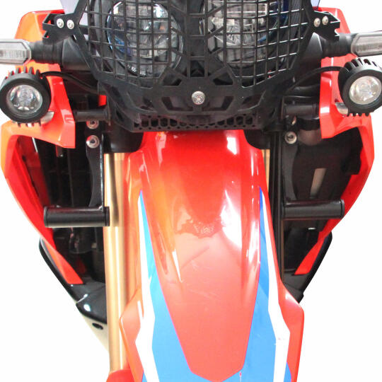 GP Kompozit Honda CRF250 / CRF300 Rally 2013-2025 Uyumlu Sis Farı Bağlantı Aksesuarı Siyah (1)